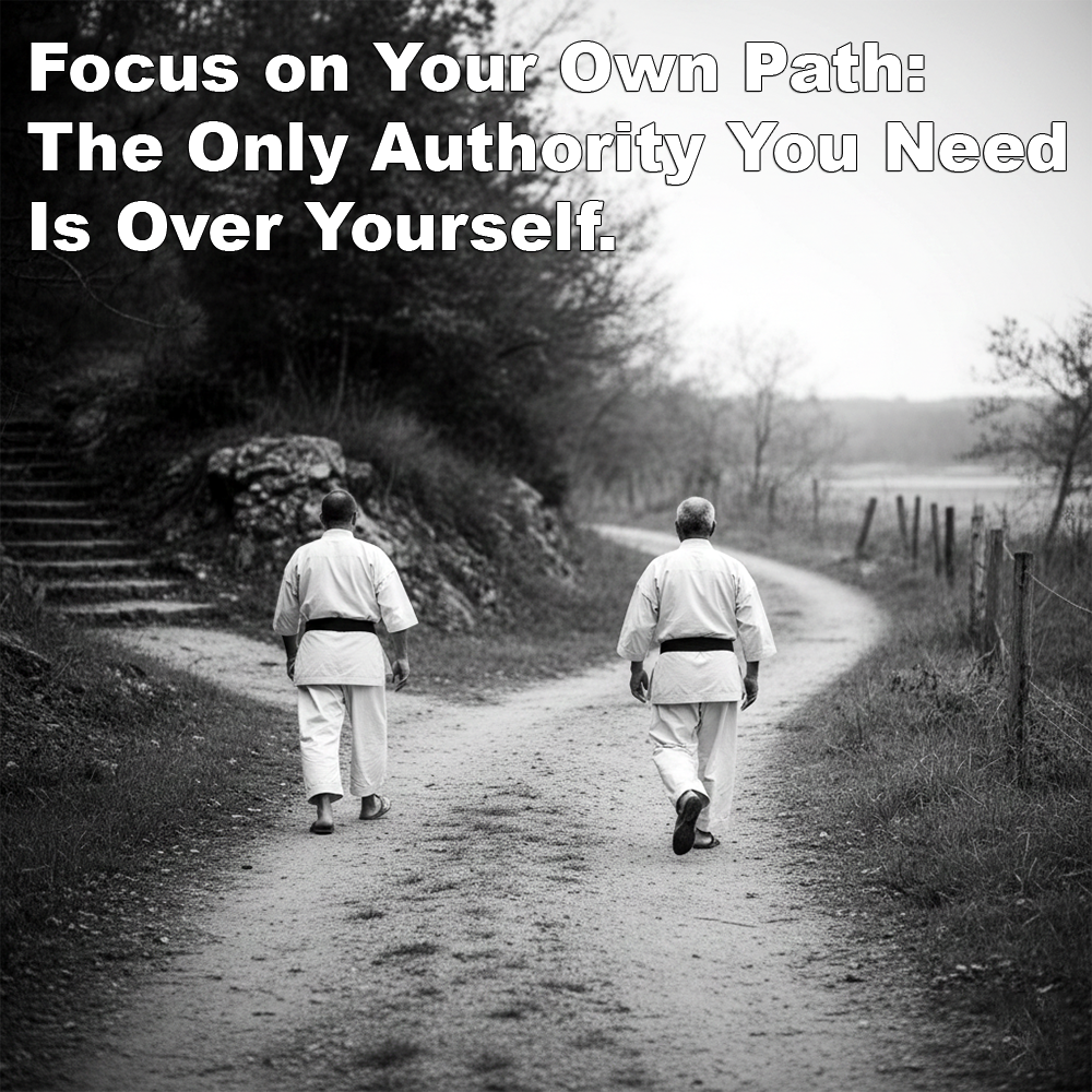 Focus on Your Own Path: The Only Authority You Need Is Over Yourself. image