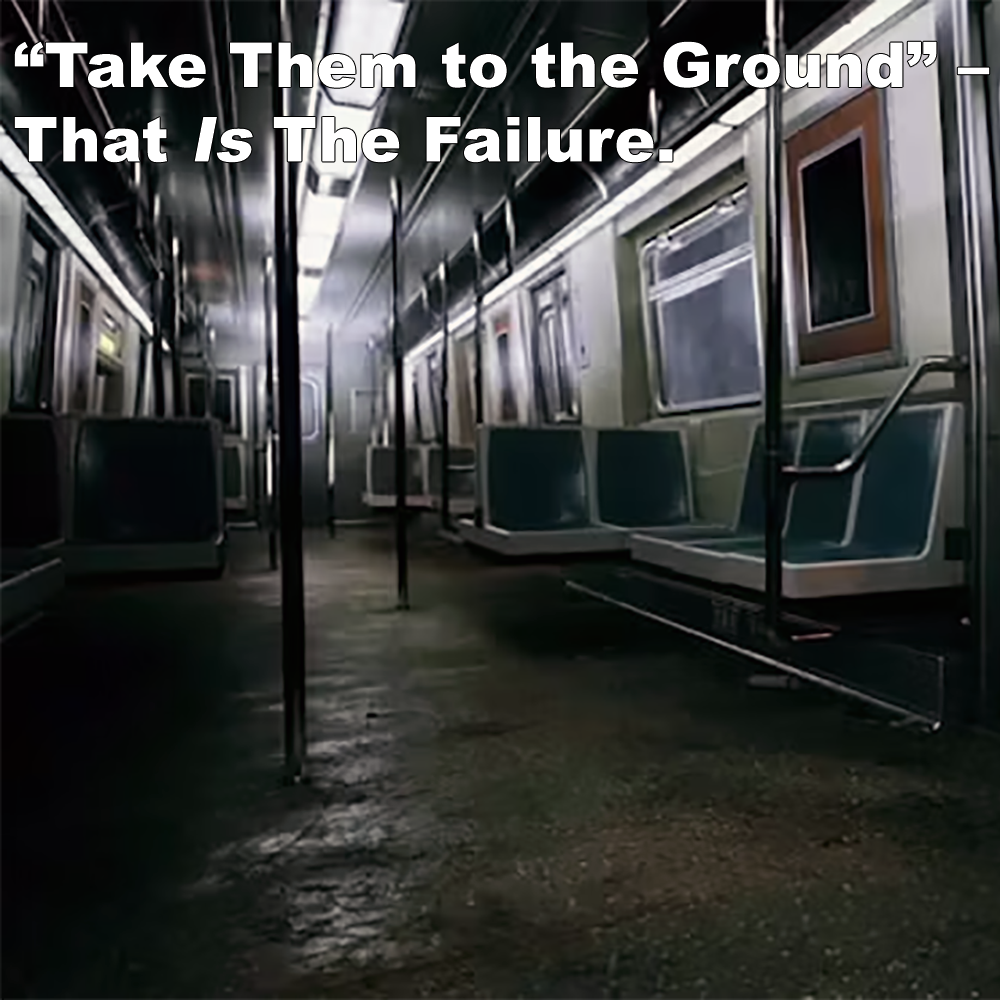 'Take Them to the Ground' That Is The Failure 'Take Them to the Ground' That Is The Failure. image