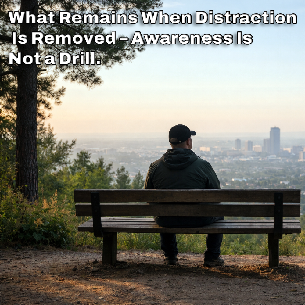 What Remains When Distraction Is Removed – Awareness Is Not a Drill. image