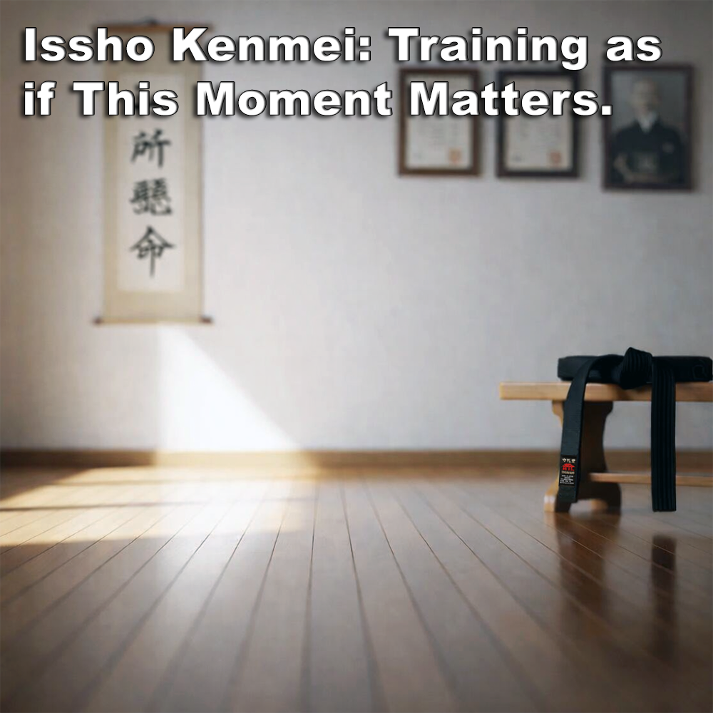 Issho Kenmei: Training as if This Moment Matters. image